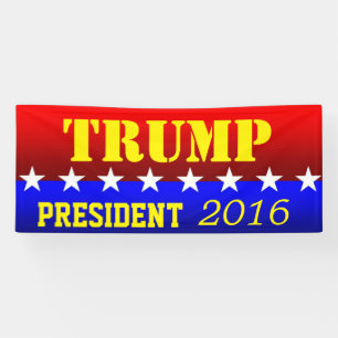 TRUMP for PRESIDENT Banner