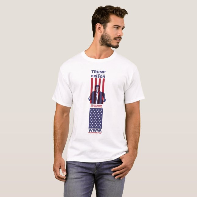 Trump for Prison T-Shirt (Front Full)