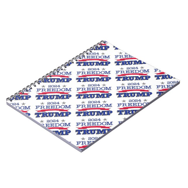 TRUMP FREEDOM 2024 NOTEBOOK (Left Side)