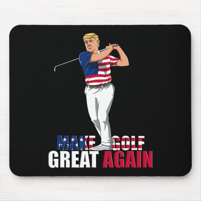 Trump - Funny Golf Gift  Mouse Pad (Front)