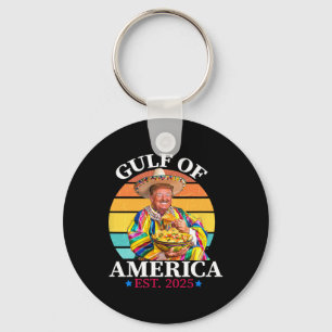 Trump Funny Gulf Of Us America Est 2025 Key Ring