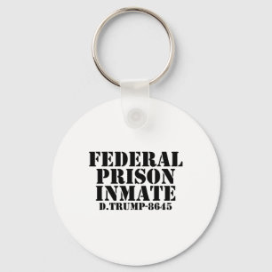 Trump Funny Halloween Costume T Shirt Prison Inmat Key Ring