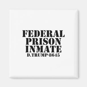 Trump Funny Halloween Costume T Shirt Prison Inmat Magnet