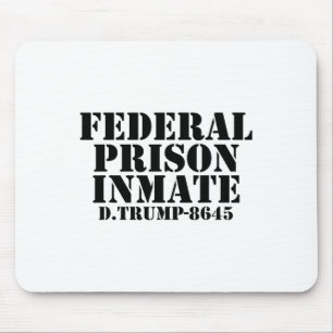 Trump Funny Halloween Costume T Shirt Prison Inmat Mouse Pad