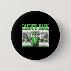 Trump Funny St Patricks Day St Pattys Day Dancing  6 Cm Round Badge