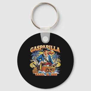 Trump Gasparilla Tampa Fl 2025 Pirate Festival  Key Ring