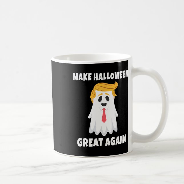 Trump Ghost. Make Halloween Great Again Celebratio Coffee Mug (Right)