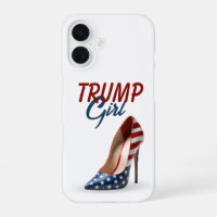TRUMP GIRL Flag High Heel Shoe