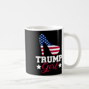 Trump Girl Republican Woman Gop Patriot High Heel Coffee Mug
