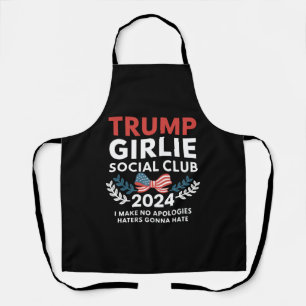 Trump Girlie Coquette Social Club Bow Election  Apron