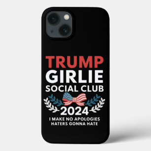 Trump Girlie Coquette Social Club Bow Election iPhone 13 Case