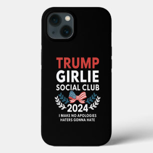 Trump Girlie Coquette Social Club Bow Election iPhone 13 Case
