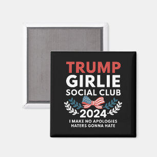 Trump Girlie Coquette Social Club Bow Election  Magnet