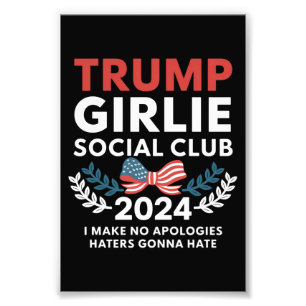 Trump Girlie Coquette Social Club Bow Election  Photo Print