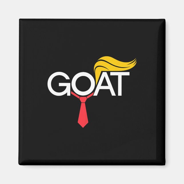 Trump Goat Election Funny Support Republican Pro A Magnet (Front)