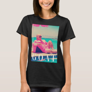 Trump Goat Summer 2024 Retro Funny Pink Donald Tru T-Shirt