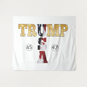 Trump Gold ⛳ Presidential USA 45 47 🏆 Tapestry