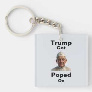 Trump Got Poped On Keychain