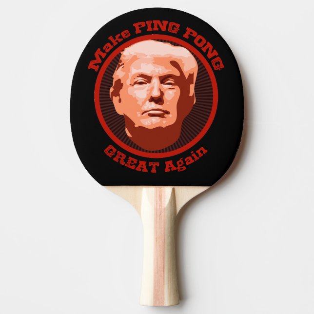 Trump Great Ping Pong Ping Pong Paddle (Front)