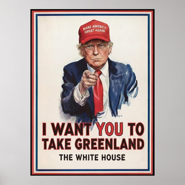 Trump Greenland Poster (Front)