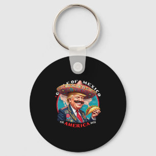 Trump Gulf Of Mexico Est America 2025  Key Ring