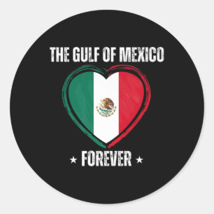 Trump Gulf Of Mexico Forever Liberal Anti Trump Gu Classic Round Sticker