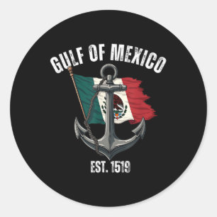 Trump Gulf Of Mexico Forever Liberal Anti Trump Gu Classic Round Sticker