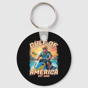 Trump Gulf Of Usa 2025 Funny 47th Pro Trump Mexico Key Ring