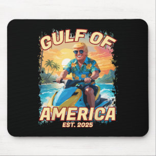 Trump Gulf Of Usa 2025 Funny 47th Pro Trump Mexico Mouse Pad