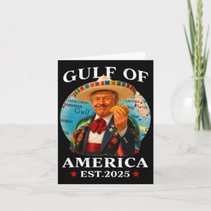 Trump Gulf Of Usa America Est 2025 Mexico Trump Us Card