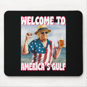 Trump Gulf Of Usa America Funny Gulf Of Mexico Usa Mouse Pad