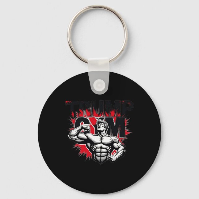 Trump Gym  Key Ring (Front)