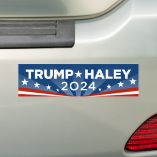 Trump Haley 2024 Bumper Sticker