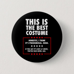 Trump Halloween Costume 6 Cm Round Badge