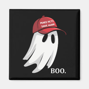 Trump Halloween Ghost Boo Make Pets Save Again Bir Magnet