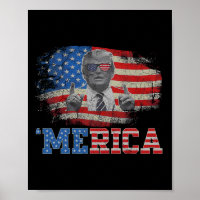 Trump Happy 4th Of July Trump American Flag 4 