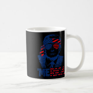 Trump Happy 4th Of July Trump American Flag Coffee Mug