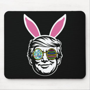 Trump Happy Easter Bunny Egg Hunt Spring Funny Hop Mouse Pad