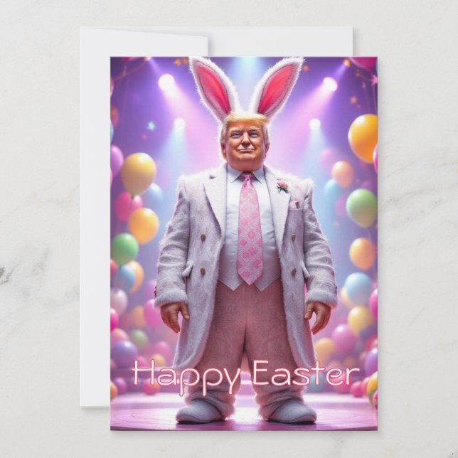 Trump - Happy Easter Holiday Card (Front)