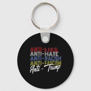 Trump Hate Lies And Fascism Resist Vote Nov 5 2024 Key Ring