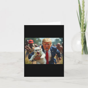 Trump Holding Cat Vote Trump Pets For Trump Vote P Card