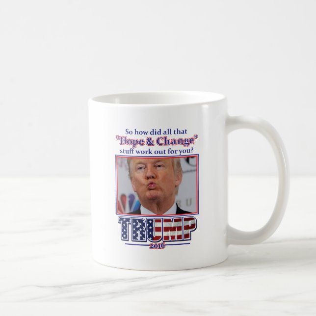 Trump-Hope-and-Change Coffee Mug (Right)