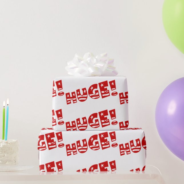 Trump HUGE Party Celebration Birthday Party Wrapping Paper (Party Gifts)