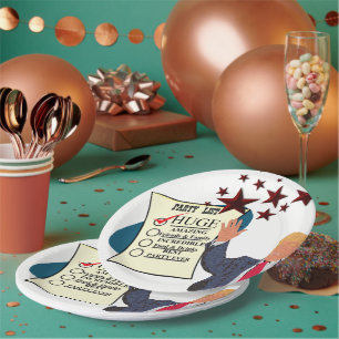 Trump HUGE Party Celebration Paper Plates