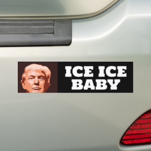 TRUMP ICE ICE BABYBUMPER STICKER