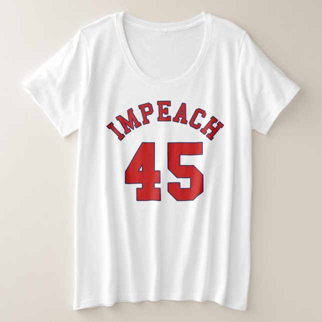 Trump impeachment shirt 45 (Design Front)