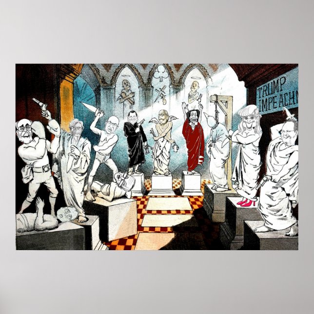 Trump Impeachment Trial Poster (Front)