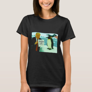 Trump Imposing Tariff On Penguin Ironic Politics M T-Shirt