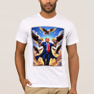 Trump in Focus: A Glimpse into Controversy and Pow T-Shirt
