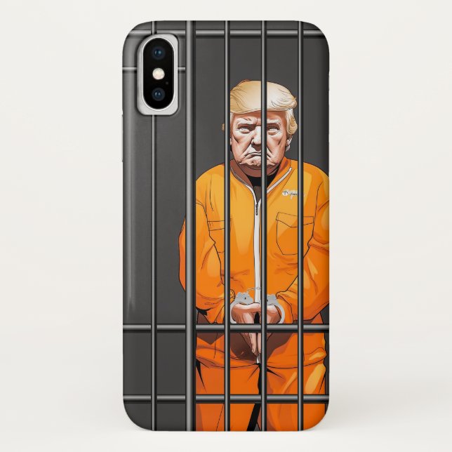 Trump in Jail Case-Mate Phone Case, Apple iPhone X Case (Back)